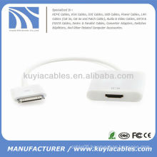 Dock Connector to HDMI Adapter for iPhone 4 4s iPad iPad2 iPad3